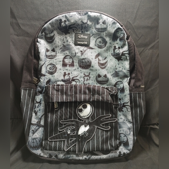 Disney Loungefly Nightmare Before Christmas Backpack – Full Size (NWT, Soft Tag) - Picture 1 of 12
